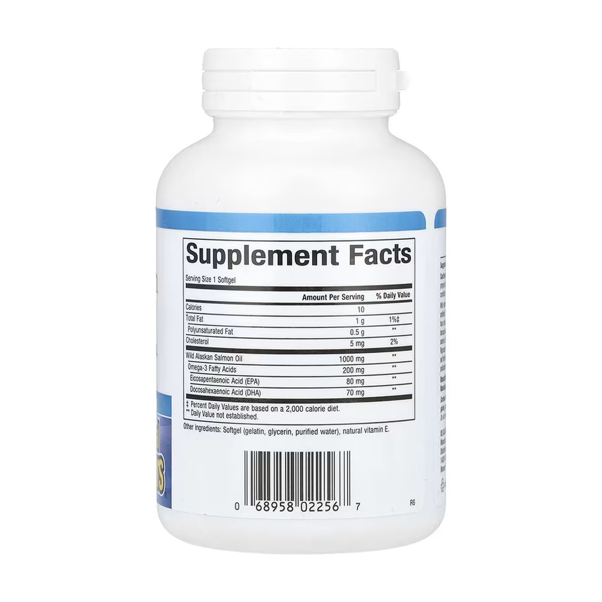 Wild Alaskan Salmon Oil 1000mg - 90 softgels. Фото 2