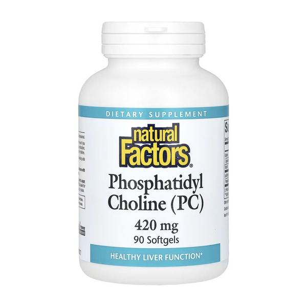 Phosphatidyl Choline (PC) 420mg - 90 softgels. Фото 3