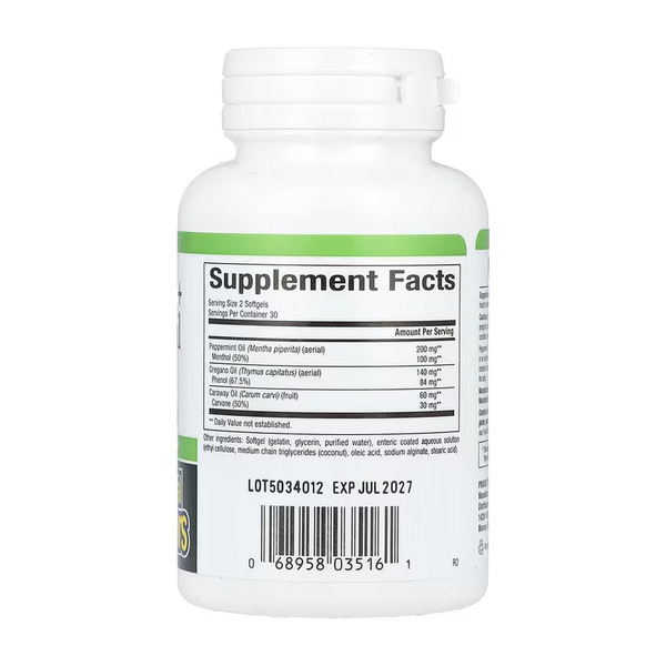 Peppermint+Oregano Oil Complex - 60 softgels. Фото 4