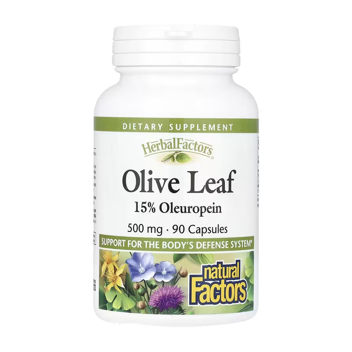Olive Leaf 500mg - 90 caps. Фото 3