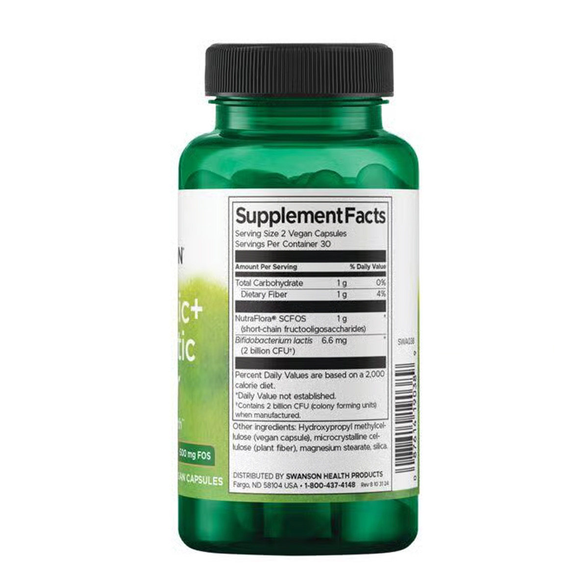 Probiotic+ Prebiotic Fiber 1 Billion Cfu - 60 vcaps. Фото 4