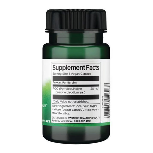 PQQ Pyrroloquinoline Quinone 20mg - 30 vcaps. Фото 2
