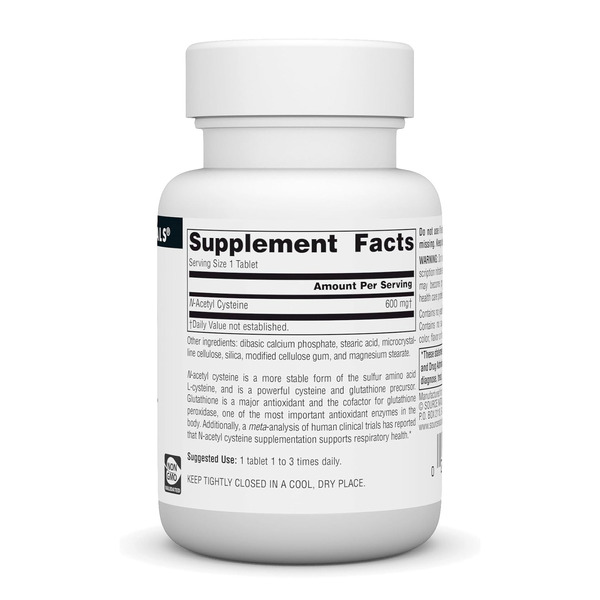 N-Acetyl Cysteine 600mg - 30 tabs. Фото 4