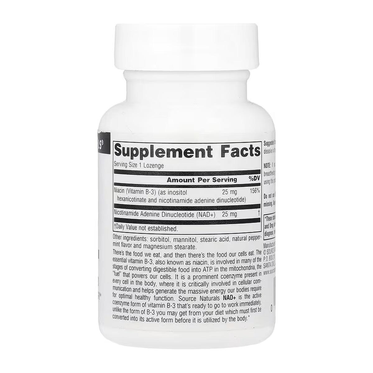 NAD+ Coenzymated™ B-3 - 30 Lozenges. Фото 4