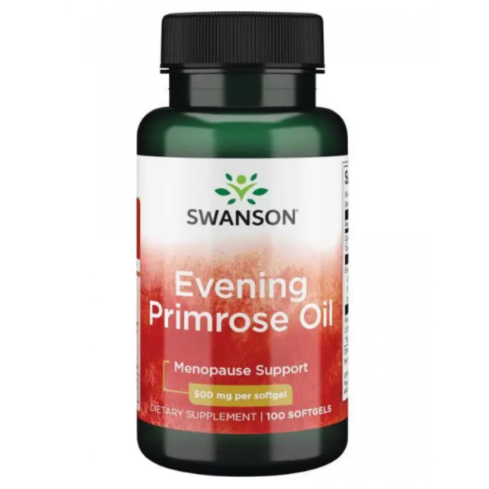Evening Primrose Oil 500mg - 100 softgels. Фото 3