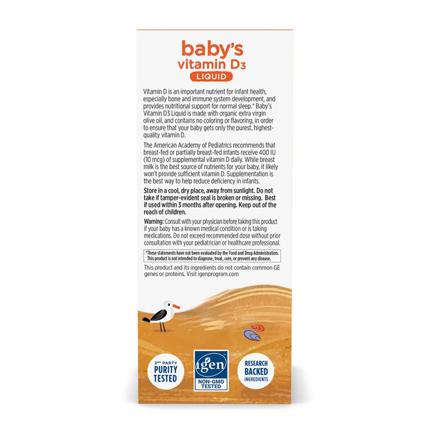 Baby's Vitamin D3 Liquid - 22.5 ml. Фото 4