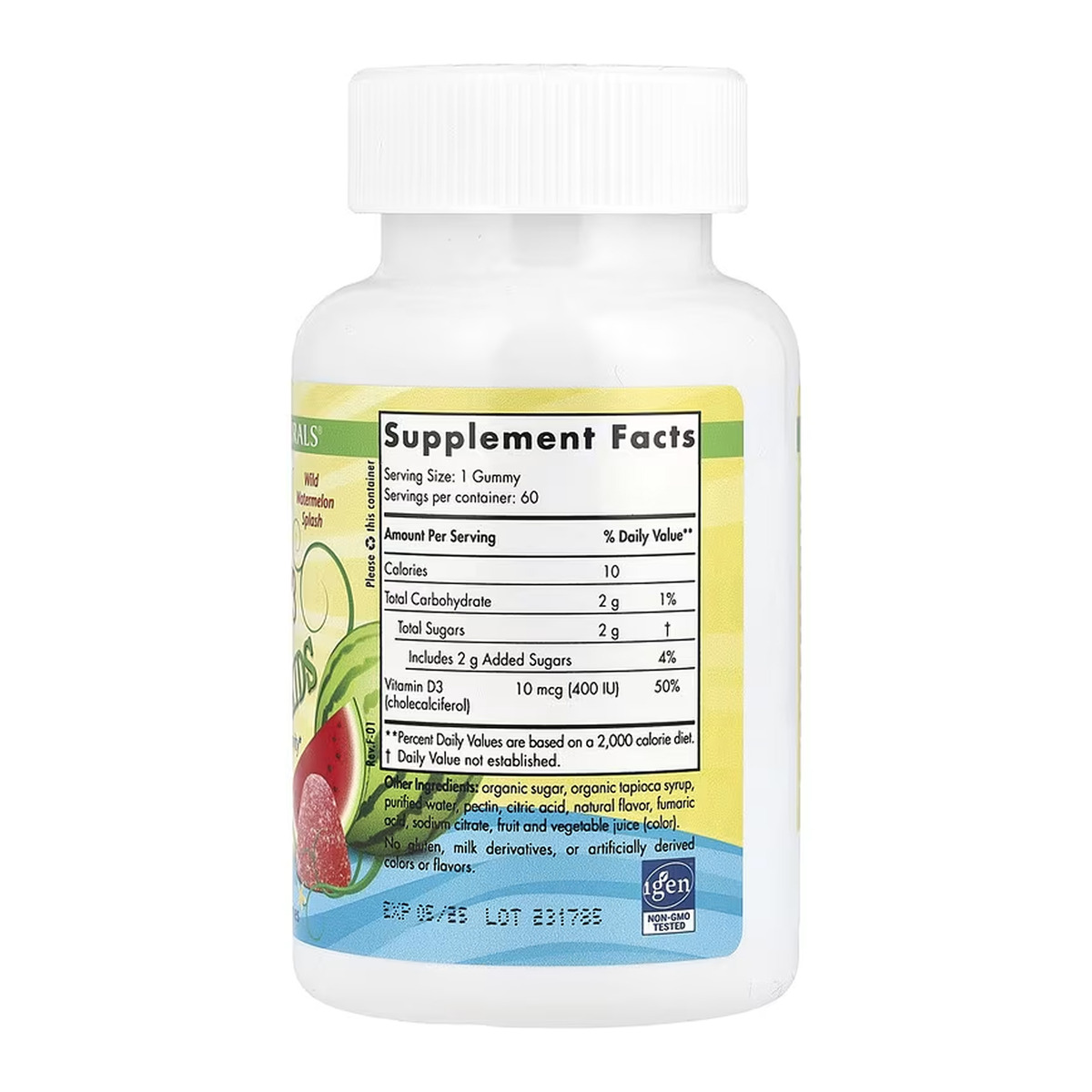 Vitamin D3 Gummies Kids - 60 gummies. Фото 2