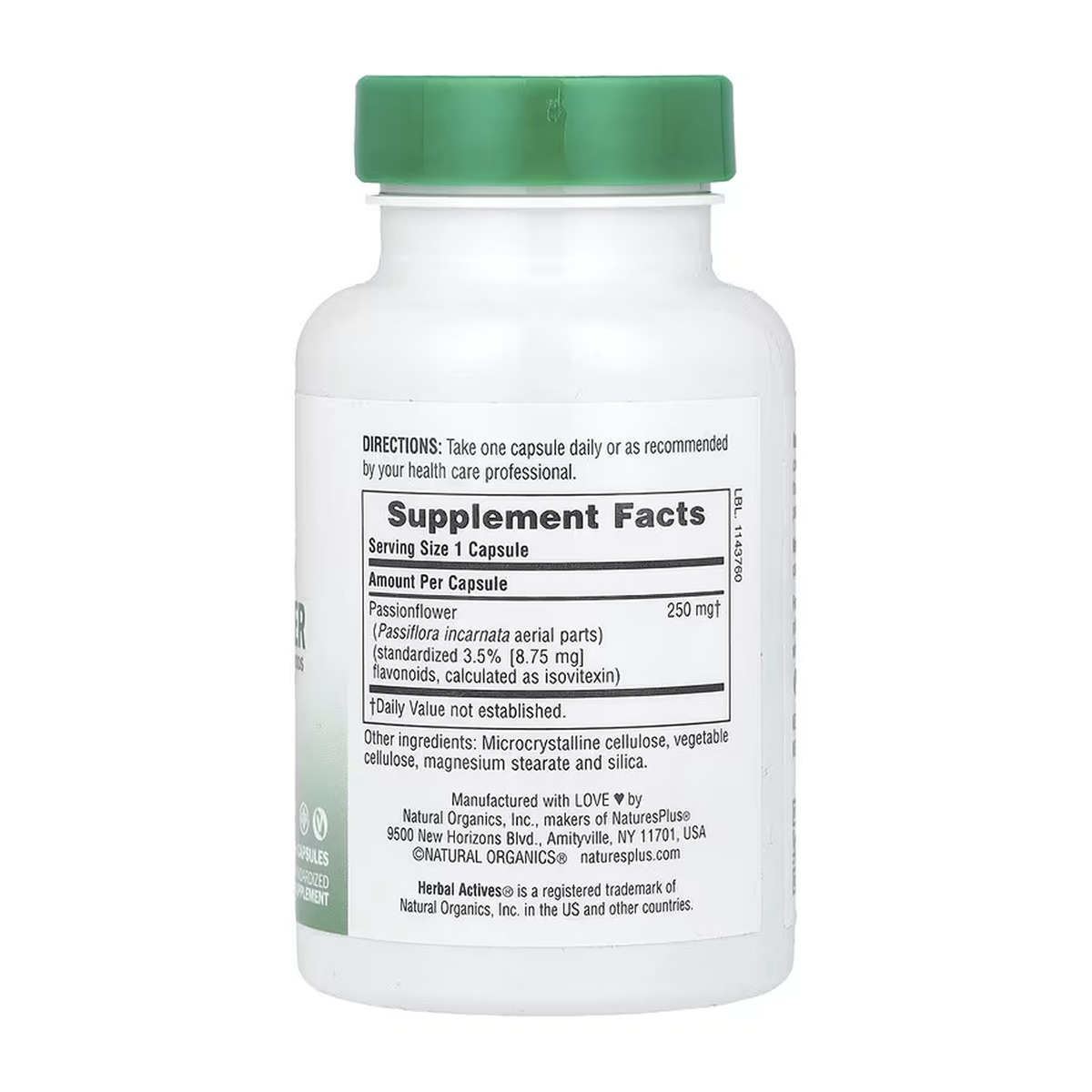 Passion Flower 250 mg - 60 vcaps. Фото 2