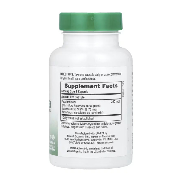 Passion Flower 250 mg - 60 vcaps. Фото 4