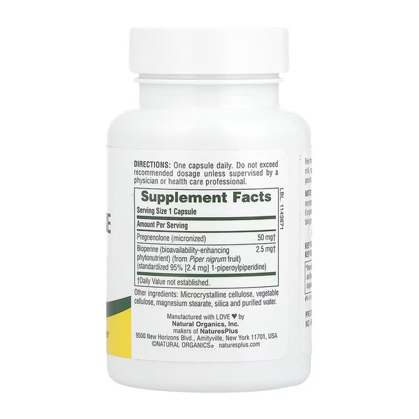 Ultra Pregnenolone with Bioperine - 60 caps. Фото 4