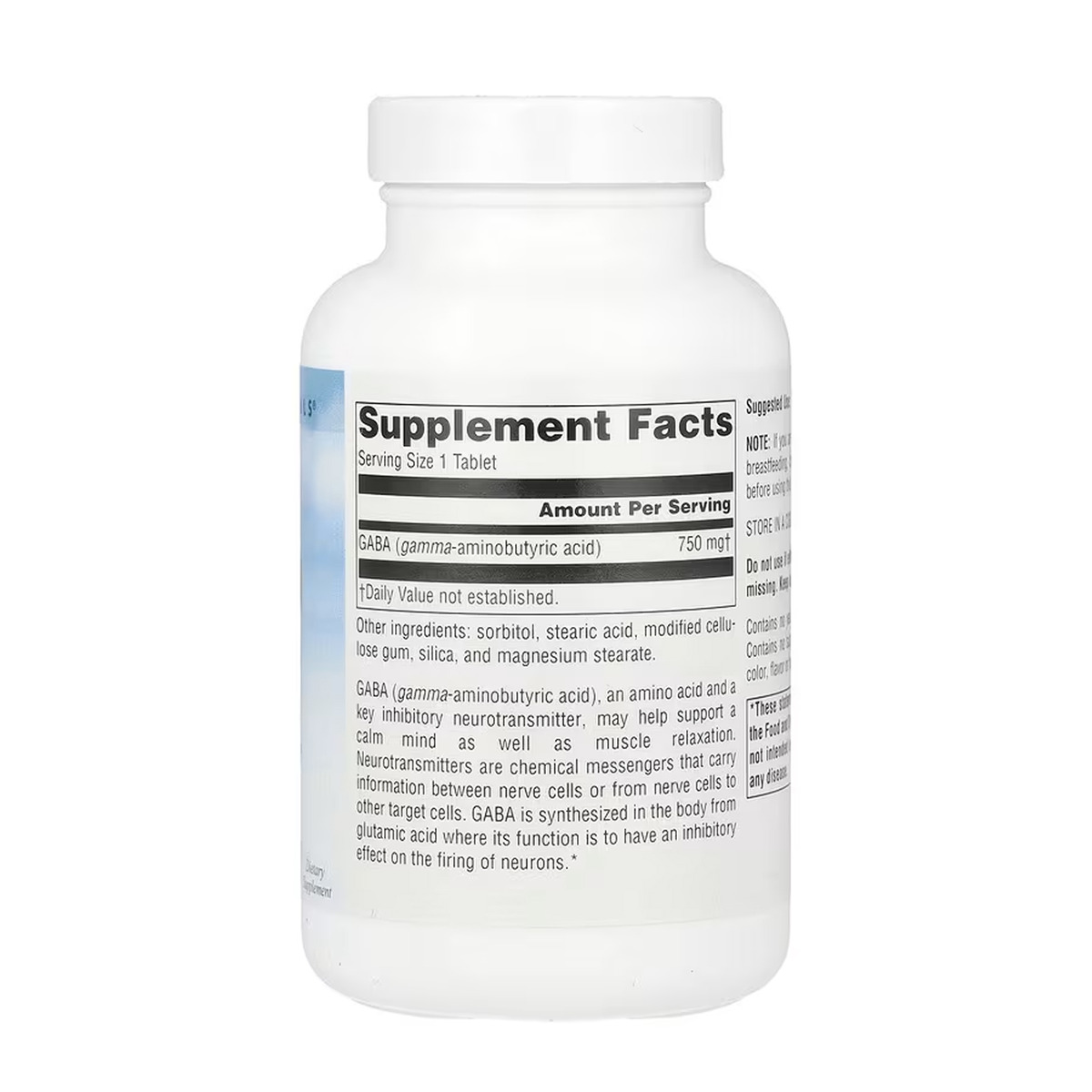 Serene Science® GABA 750 mg - 90 tabs. Фото 2