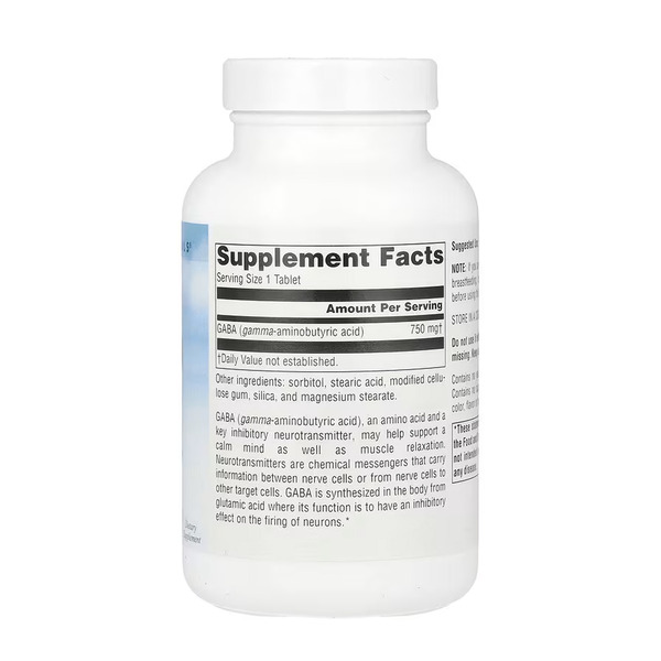 Serene Science® GABA 750 mg - 90 tabs. Фото 2