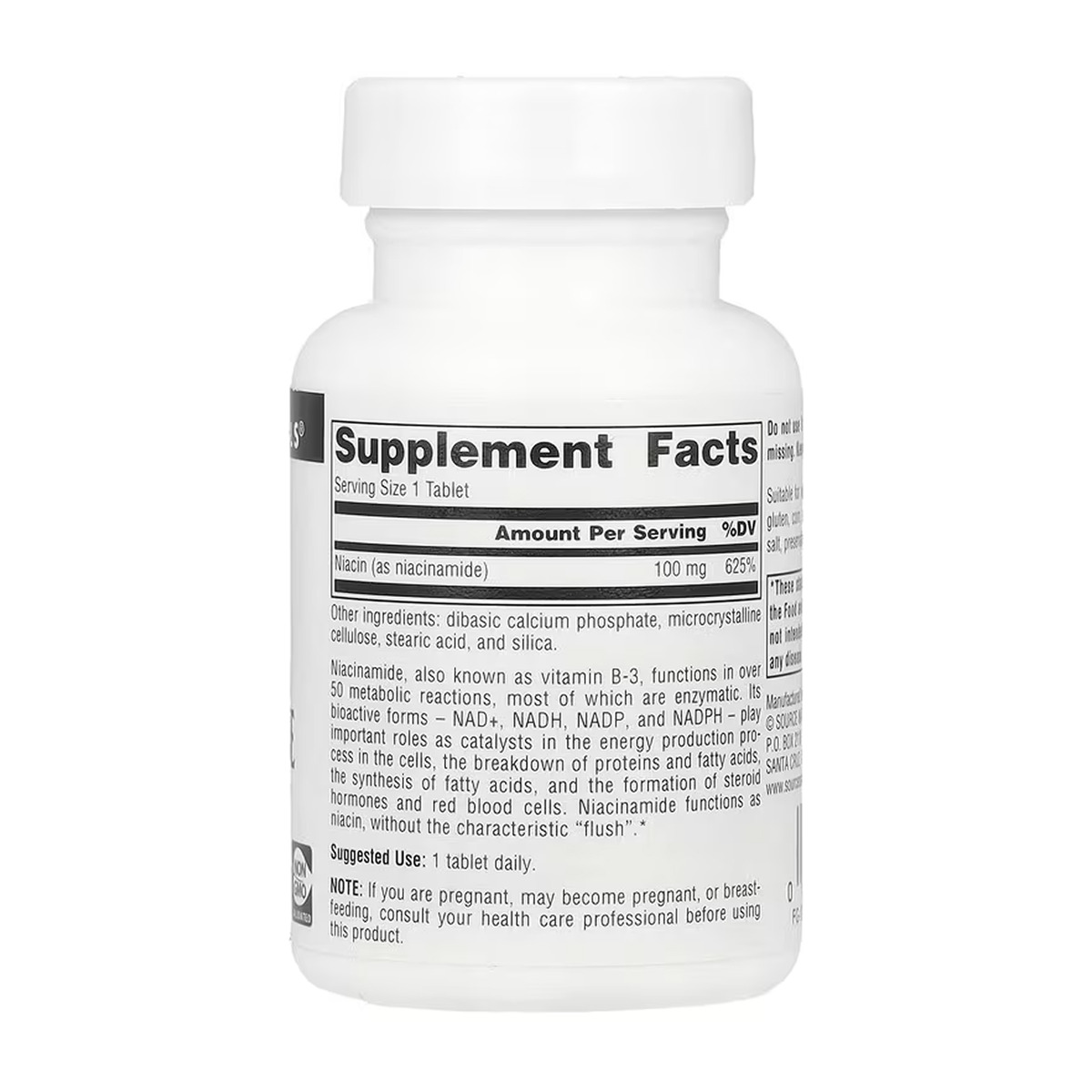 Niacinamide B-3 100 mg - 100 tabs. Фото 4