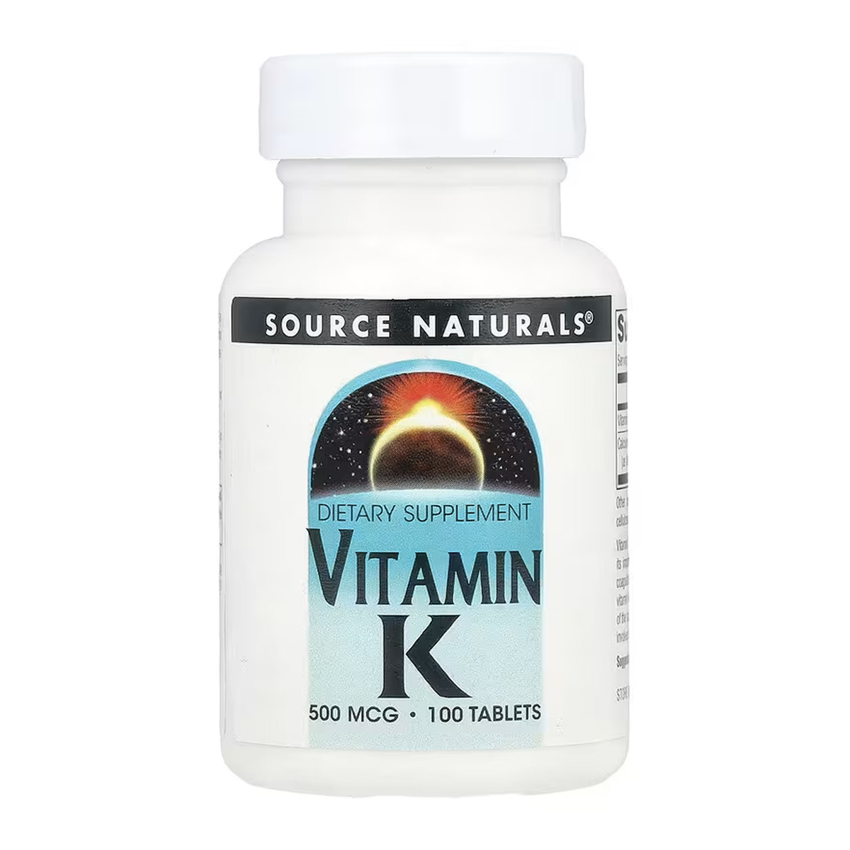 Vitamin K 500 mcg - 100 tabs. Фото 3