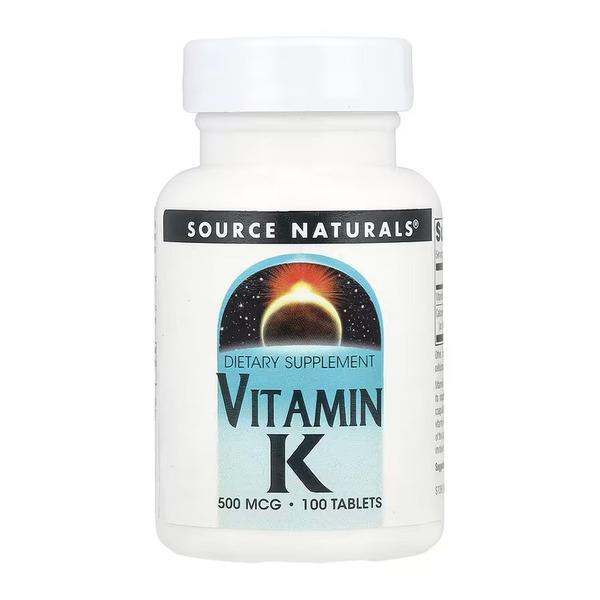 Vitamin K 500 mcg - 100 tabs. Фото 3