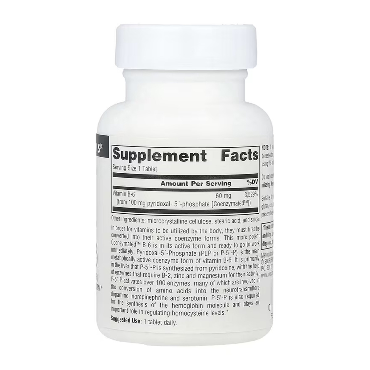 Coenzymated™ Vitamin B-6 100 mg - 60 tabs. Фото 4