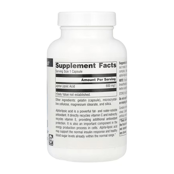 Alpha Lipoic Acid 600 mg - 120 caps. Фото 2