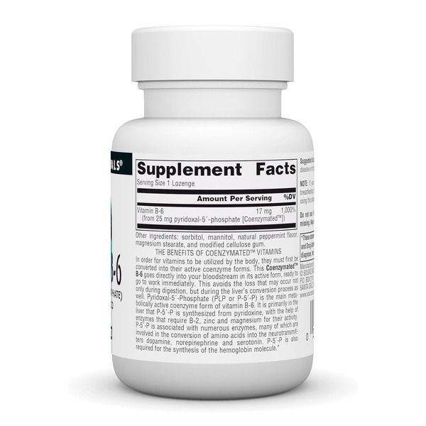 Coenzymated™ Vitamin B-6 25 mg - 60 lozenges. Фото 2