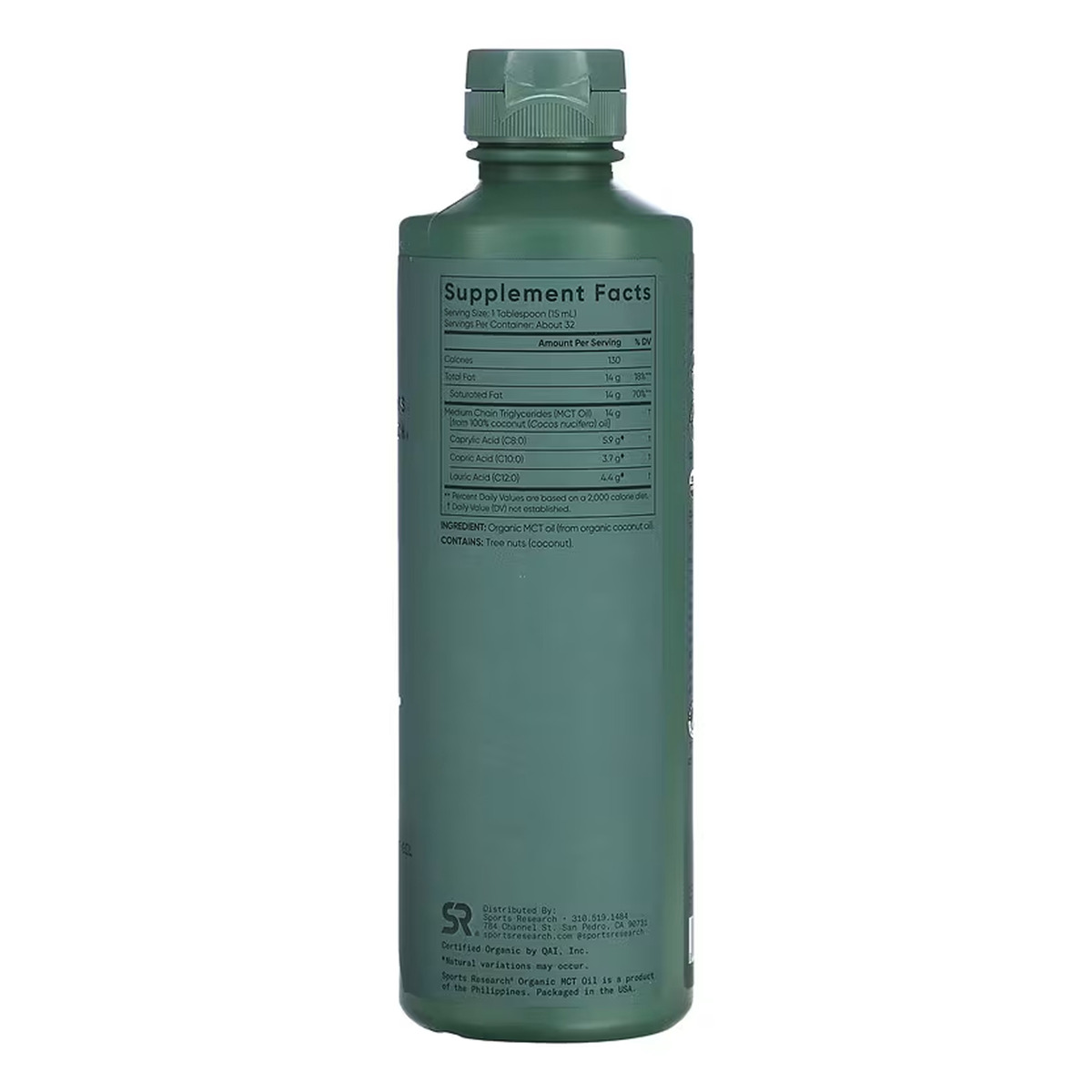 Organic MCT Oil - 473 ml. Фото 4