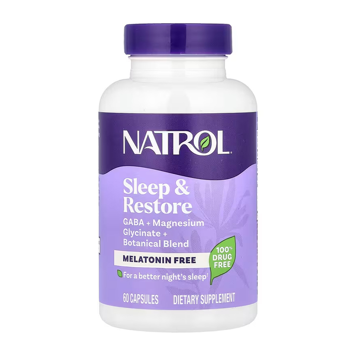 Sleep & Restore Melatonin Free - 60 caps. Фото 3
