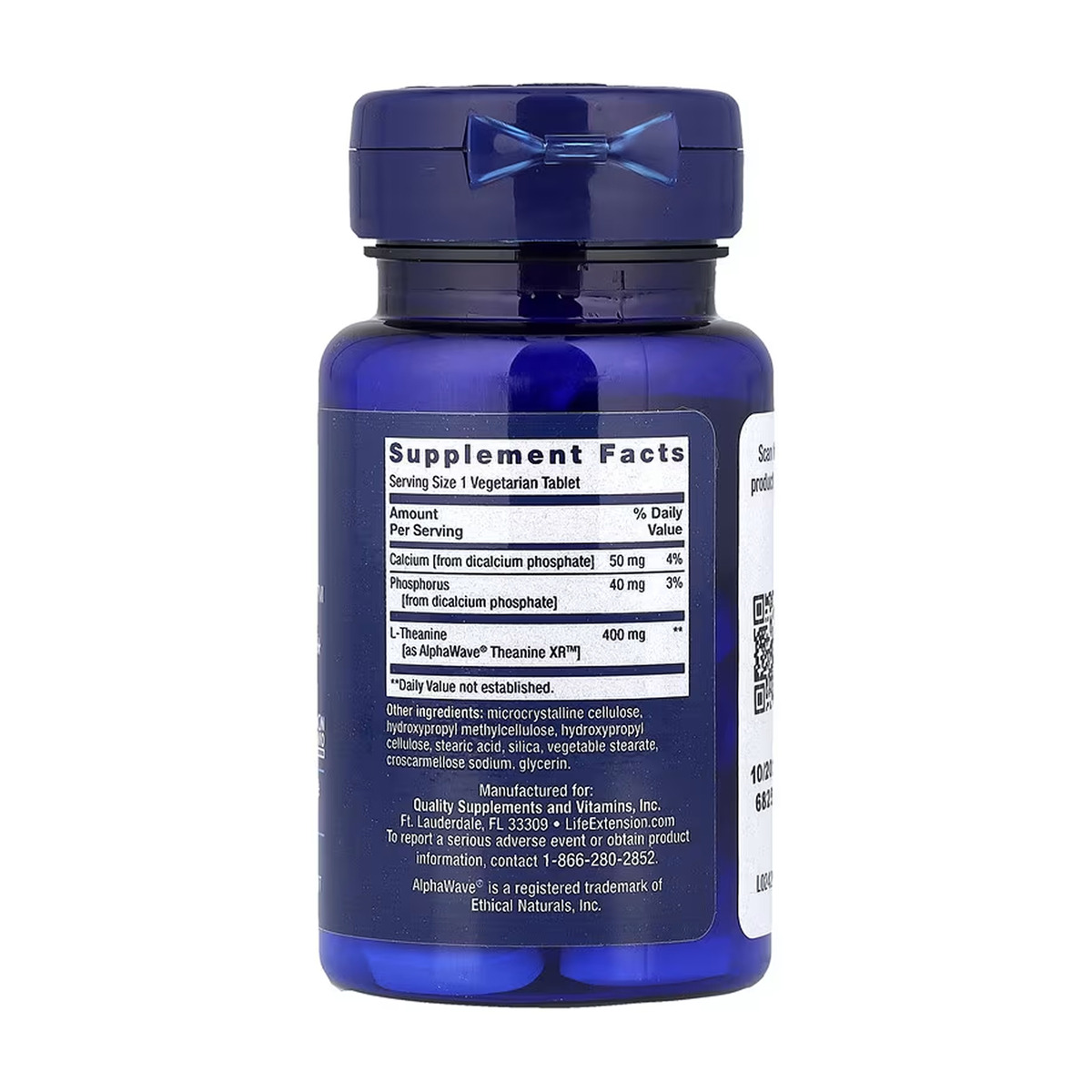 Theanine XR™ Stress Relief - 30 vegetarian tablets. Фото 2
