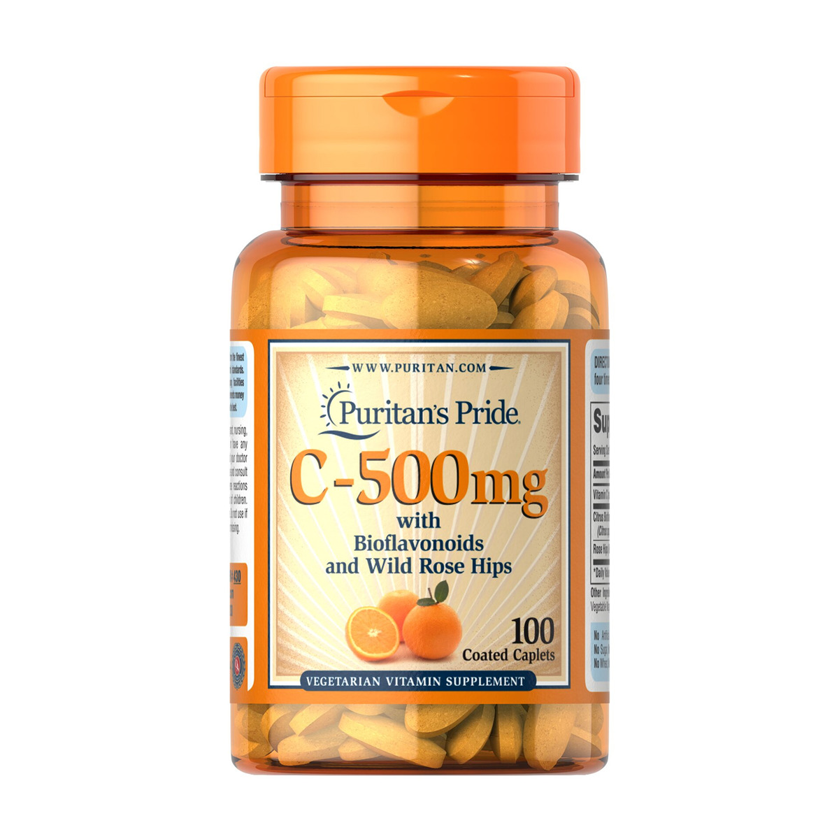 Vitamin C-500 mg with Rose Hips Time Release - 100 caps. Фото 3