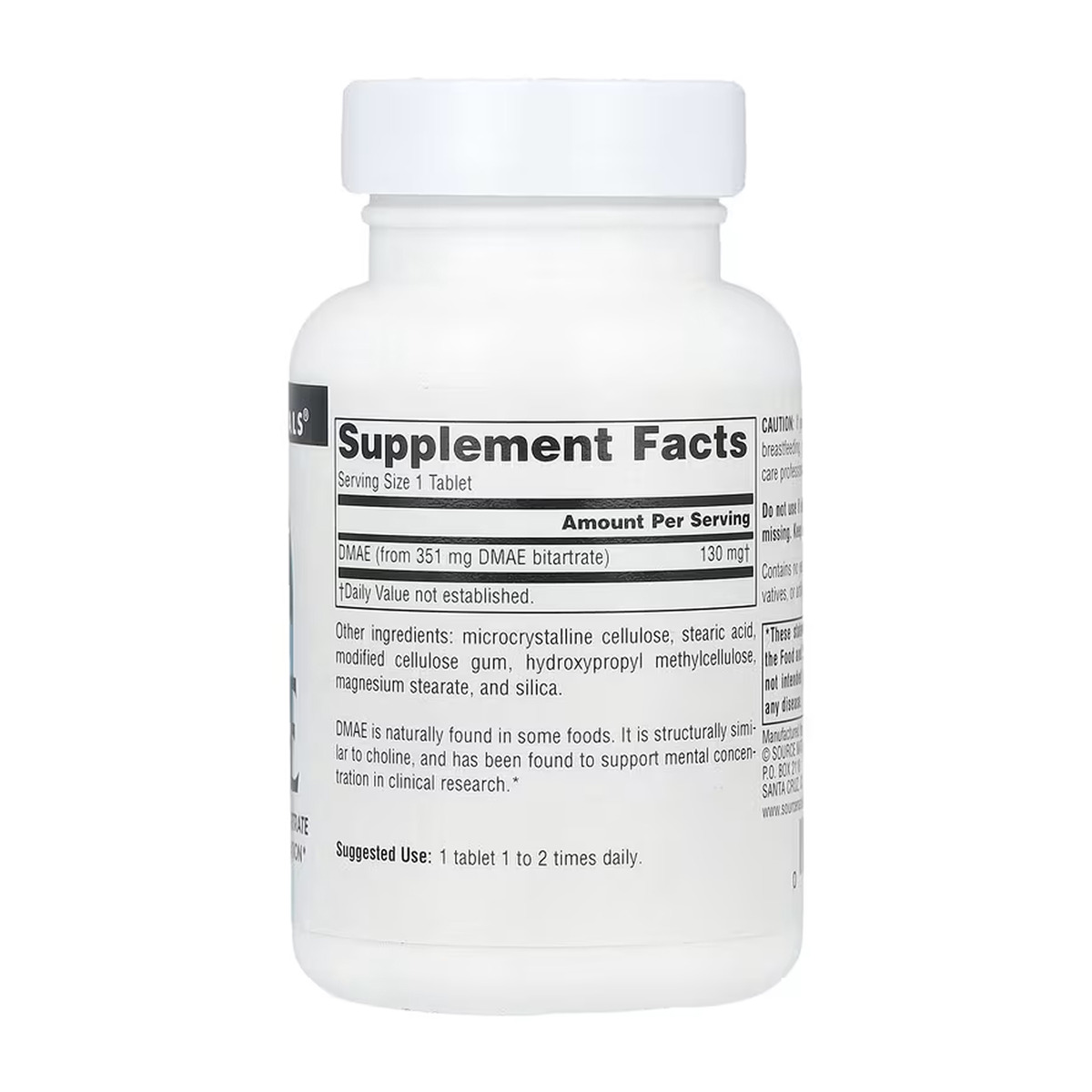 DMAE 351 mg - 100 tabs. Фото 4