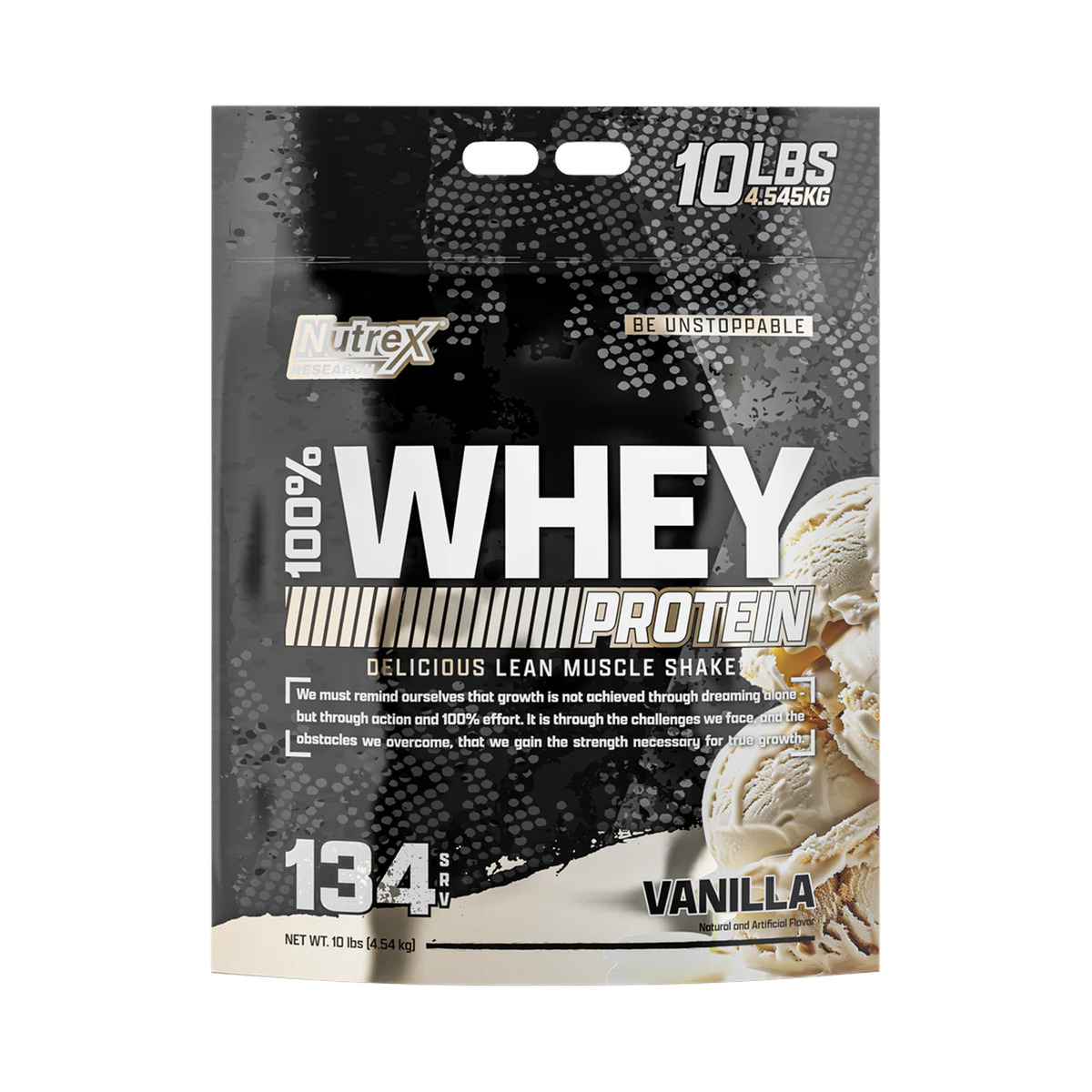 100% Whey - 4545g Vanilla. Фото 3