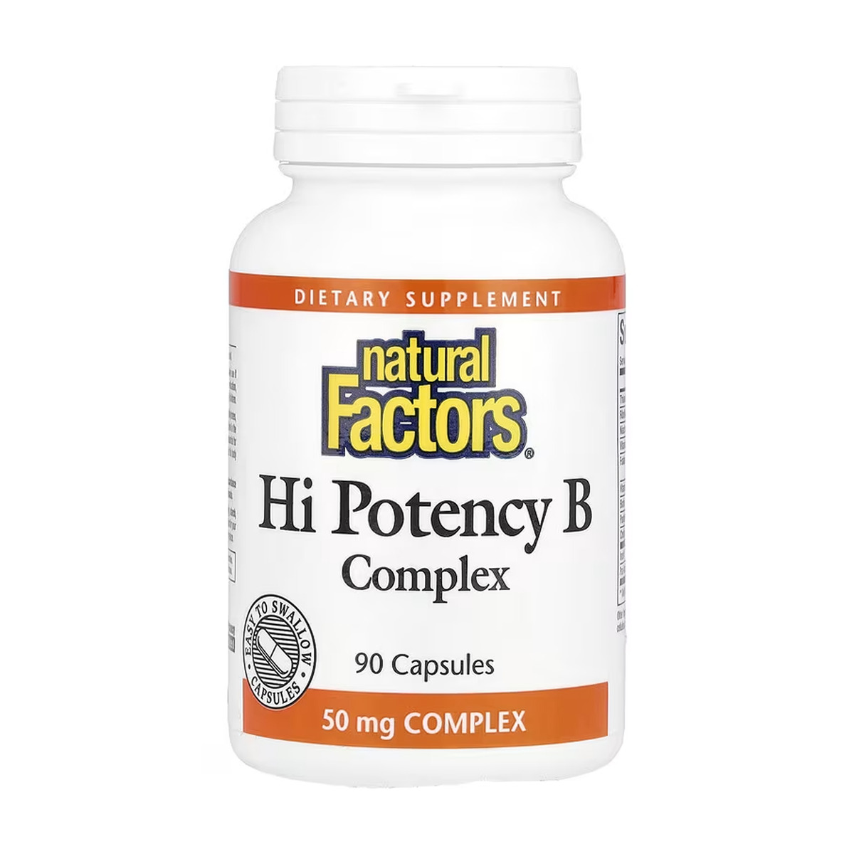 Hi Potency B Complex 50mg - 90 caps. Фото 3