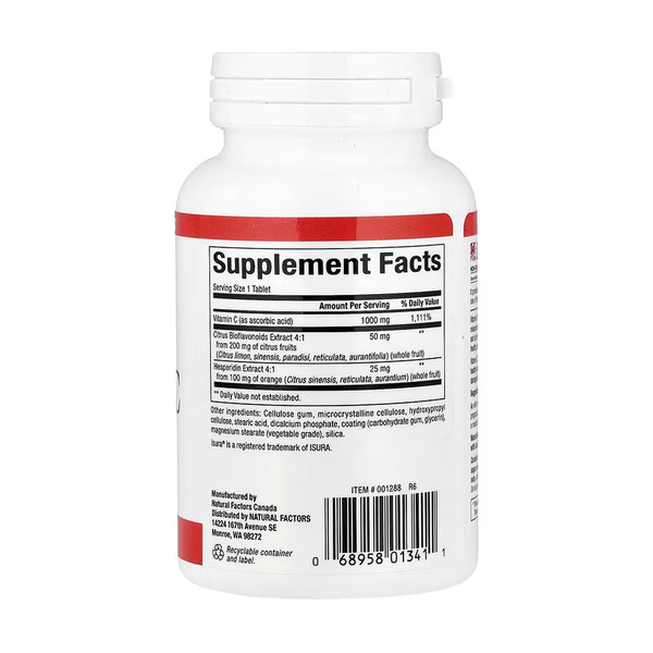 Vitamin C 1000mg - 90 tabs. Фото 2
