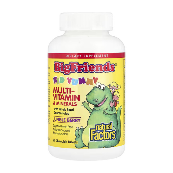 BigFriends Chewable Multivitamin & Minerals - 60 tabs. Фото 3
