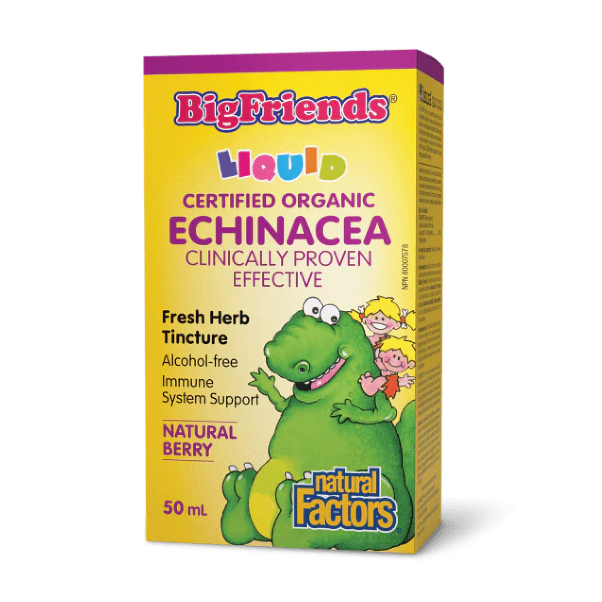 BigFriends Echinacea Alcohol-Free Fresh Herb Tincture for Kids - 50 ml. Фото 3