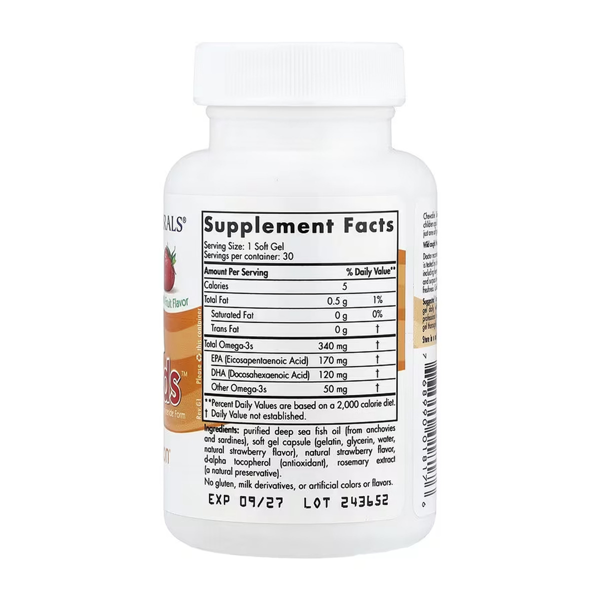 Daily Omega Kids - 30 softgels Natural Fruit. Фото 4
