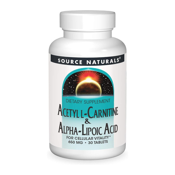 Acetyl L-Carnitine & Alpha-Lipoic Acid 650 mg - 30 tabs. Фото 3