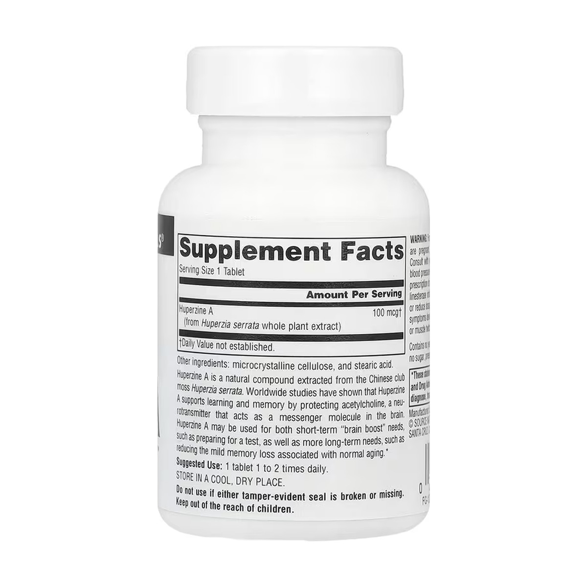 Huperzine A 100 mcg - 60 tabs. Фото 4
