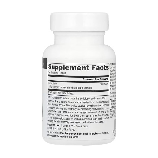 Huperzine A 100 mcg - 60 tabs. Фото 4