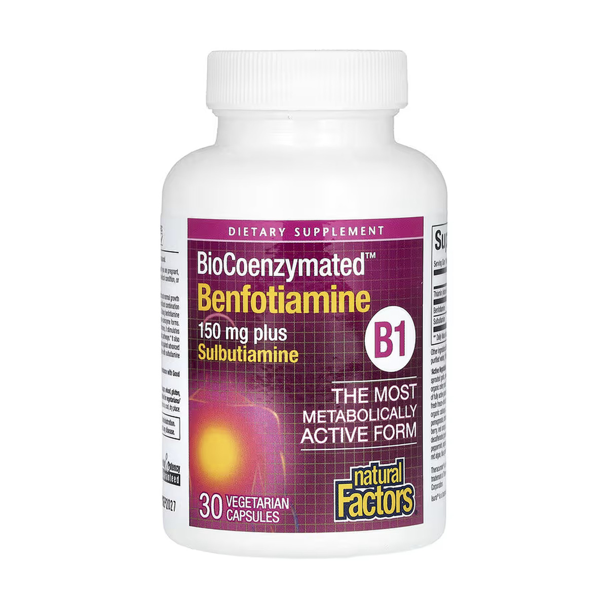 BioCoenzymated Benfotiamine - 30 caps. Фото 6