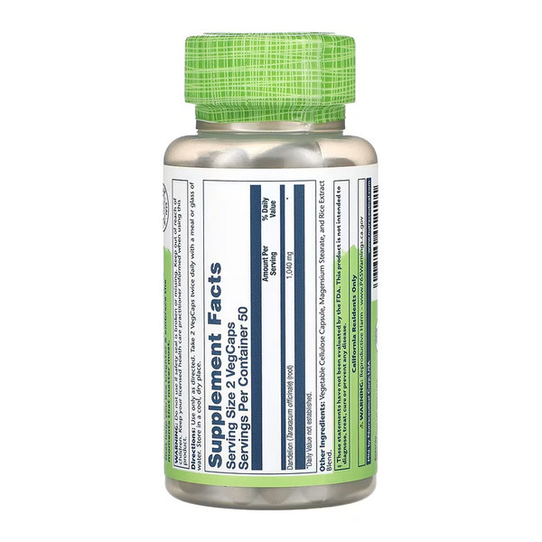 Dandelion Root 520mg - 100 vcaps. Фото 2
