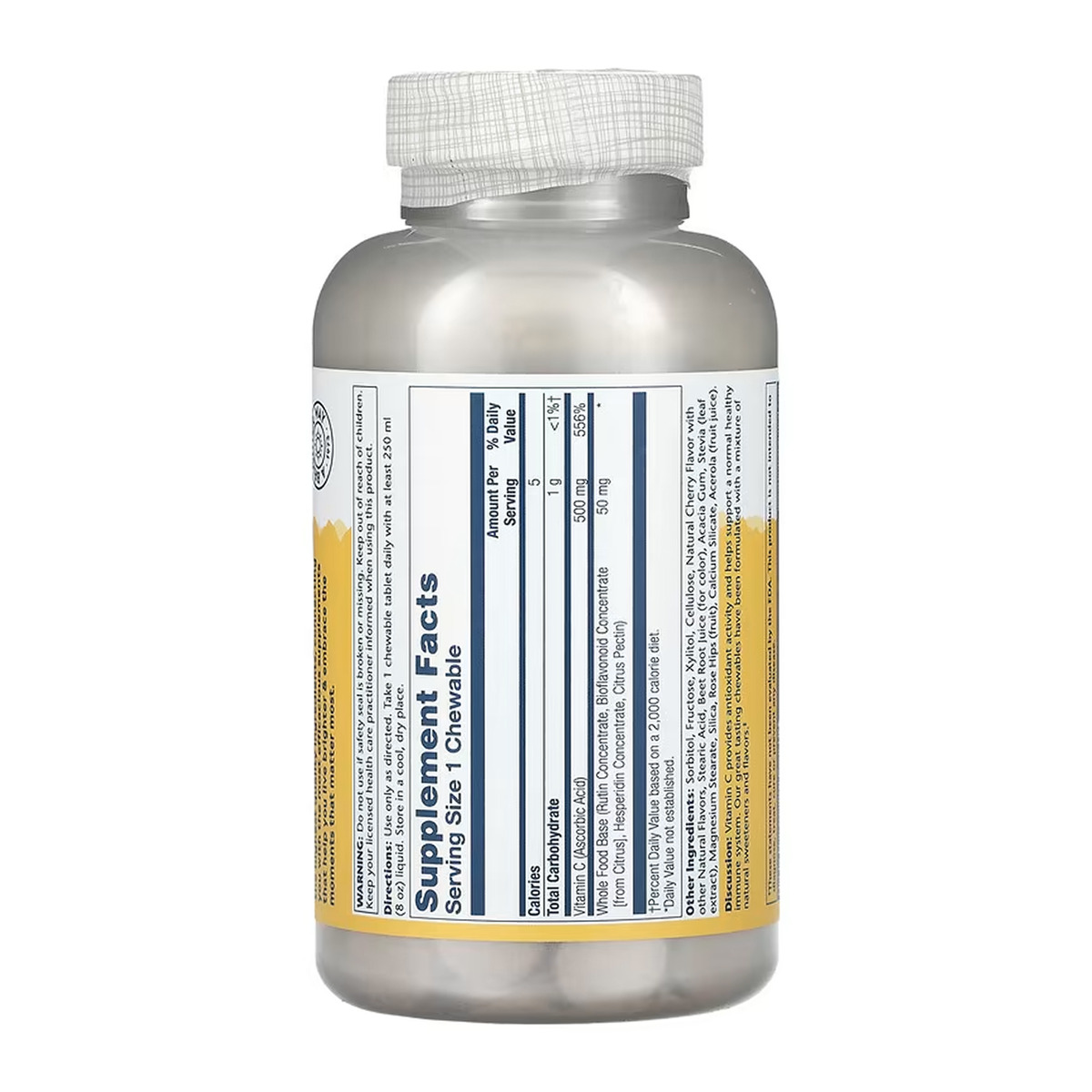 Vitamin C 500mg - 100 chewables. Фото 2