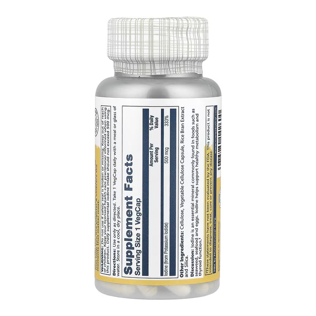 Iodine 500mcg - 30 vcaps. Фото 2