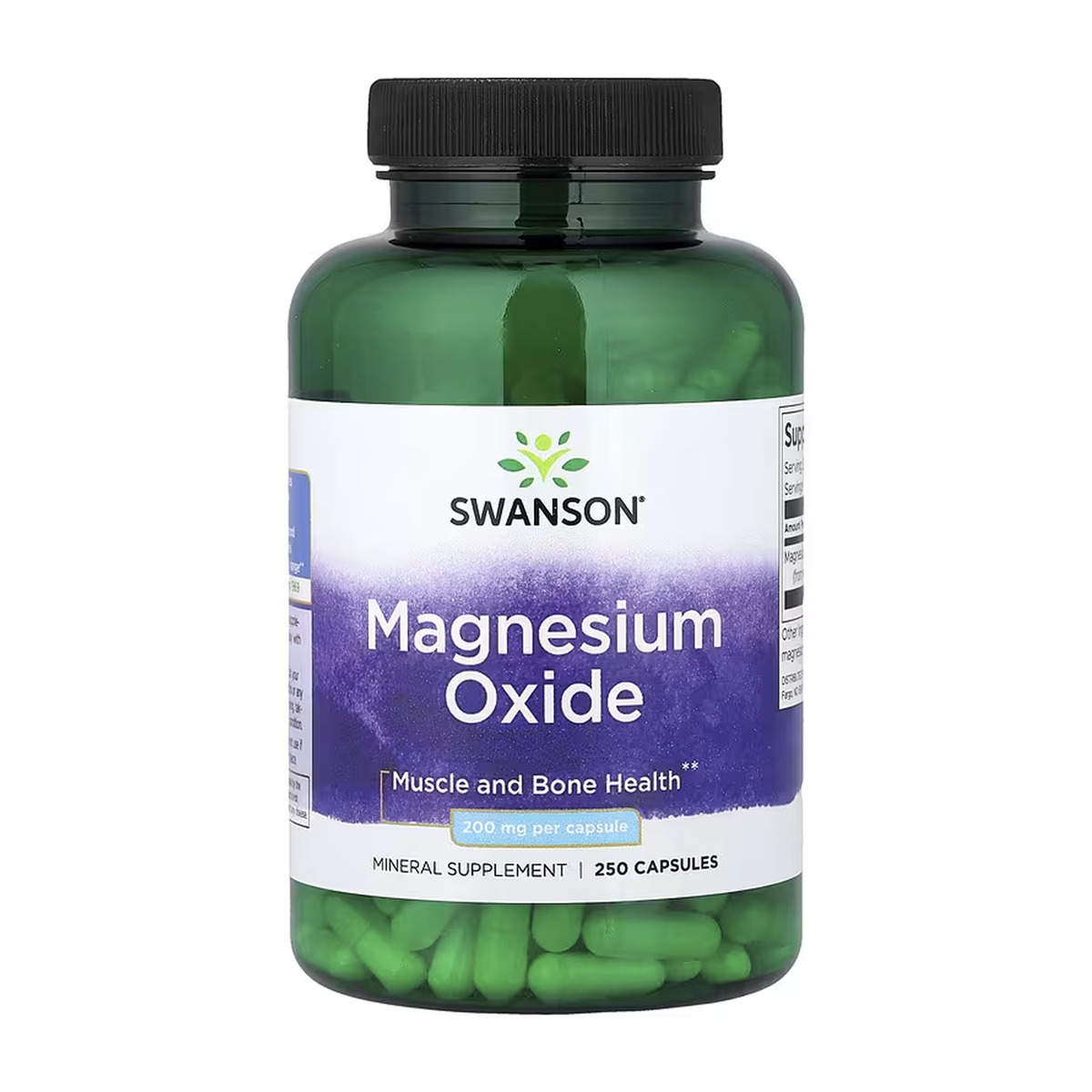 Magnesium Oxide 200 mg - 250 caps