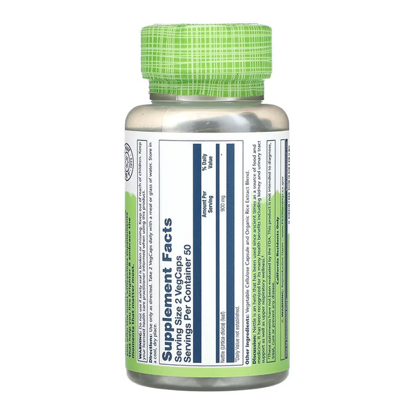 Nettle Leaf 450mg - 100 vcaps. Фото 2
