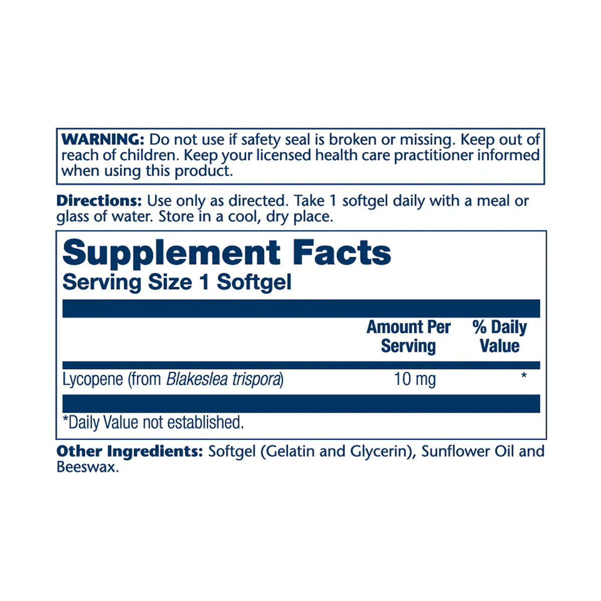 Lycopene 10mg - 60 vcaps. Фото 2