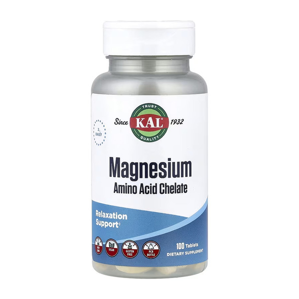 Magnesium Amino Acid Chelate 220mg - 100 tabs