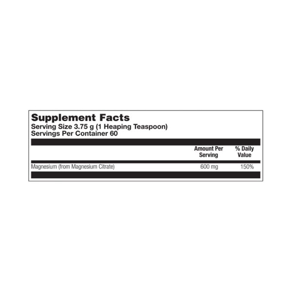 Magnesium Citrate 600mg - 225g. Фото 2