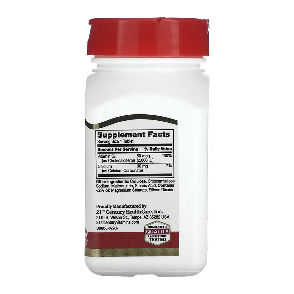 D3 50 mcg (2000 IU) - 110 tabs. Фото 2