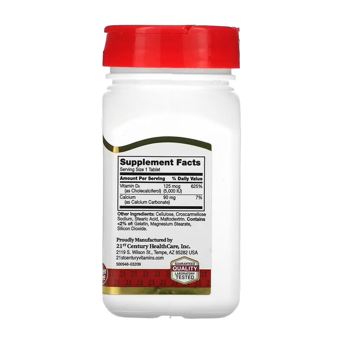D3 125 mcg (5000 IU) - 110 tabs. Фото 2