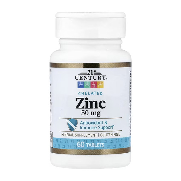 Zinc Chelated 50 mg - 60 tabs