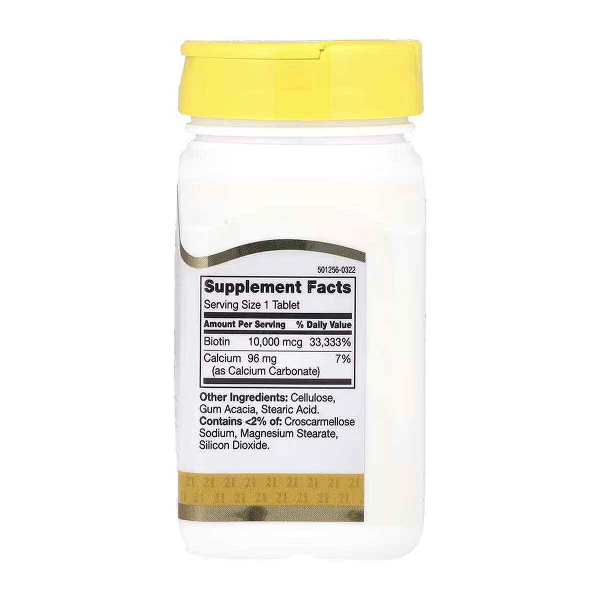 Biotin 10,000 mcg - 120 tabs. Фото 2