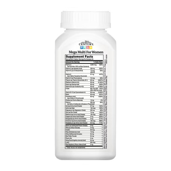 Mega Multi For Women - 90 tabs. Фото 2